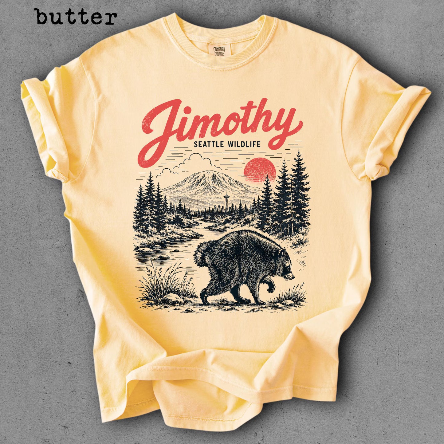 Jimothy Raccoon Shirt β Viral Seattle Raccoon Vintage Graphic Tee