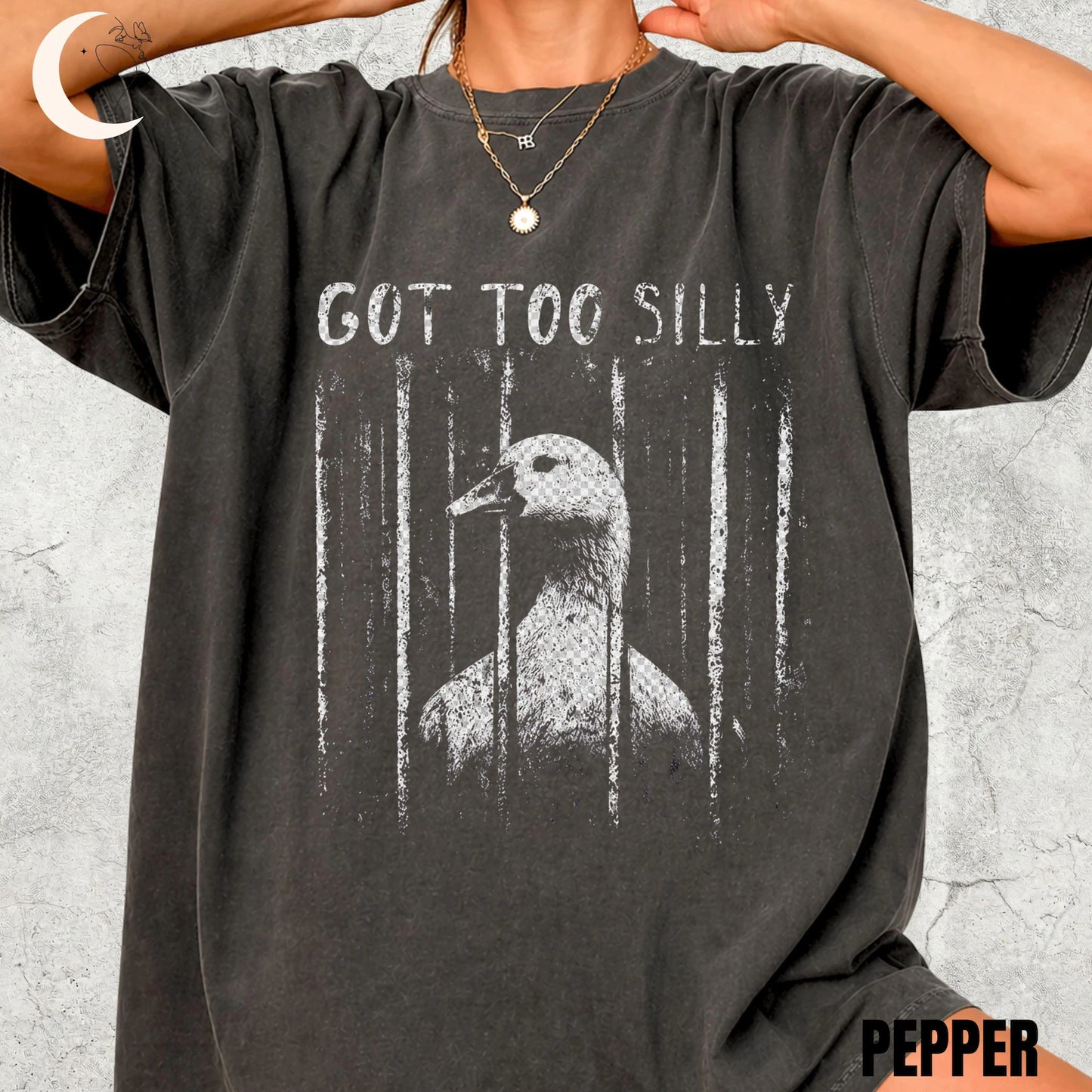 Got Too Silly Goose Shirt β Funny Unhinged Animal Meme Graphic Tee