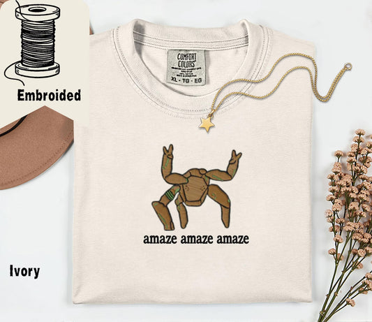 Embroidered Rocky Alien Shirt, Project Hail Mary Inspired Tee, Comfort Colors Cotton