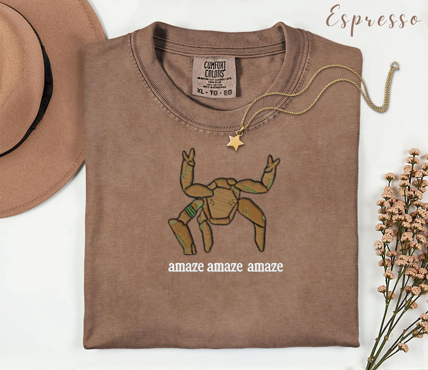 Embroidered Rocky Alien Shirt, Project Hail Mary Inspired Tee, Comfort Colors Cotton
