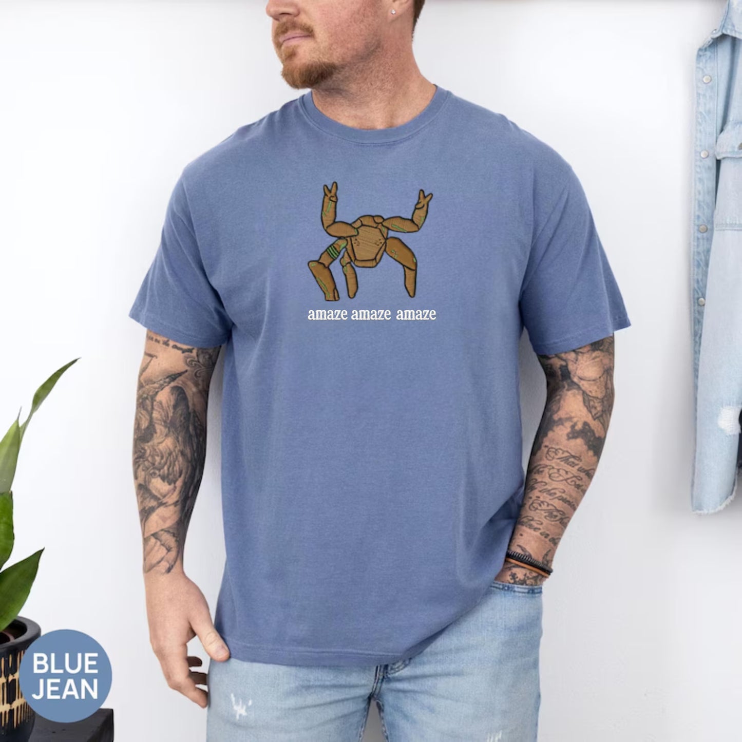 Embroidered Rocky Alien Shirt, Project Hail Mary Inspired Tee, Comfort Colors Cotton