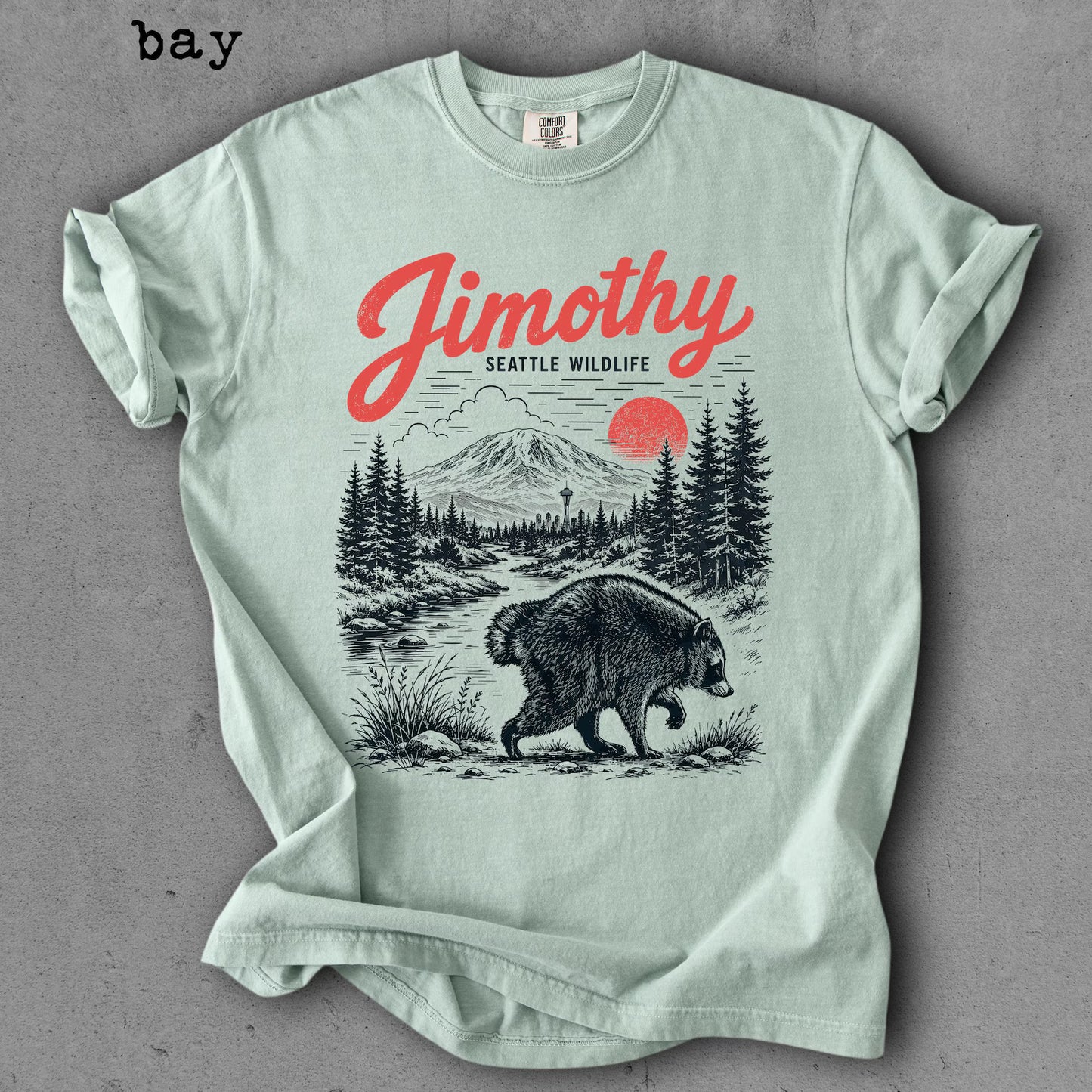 Jimothy Raccoon Shirt – Viral Seattle Raccoon Vintage Graphic Tee