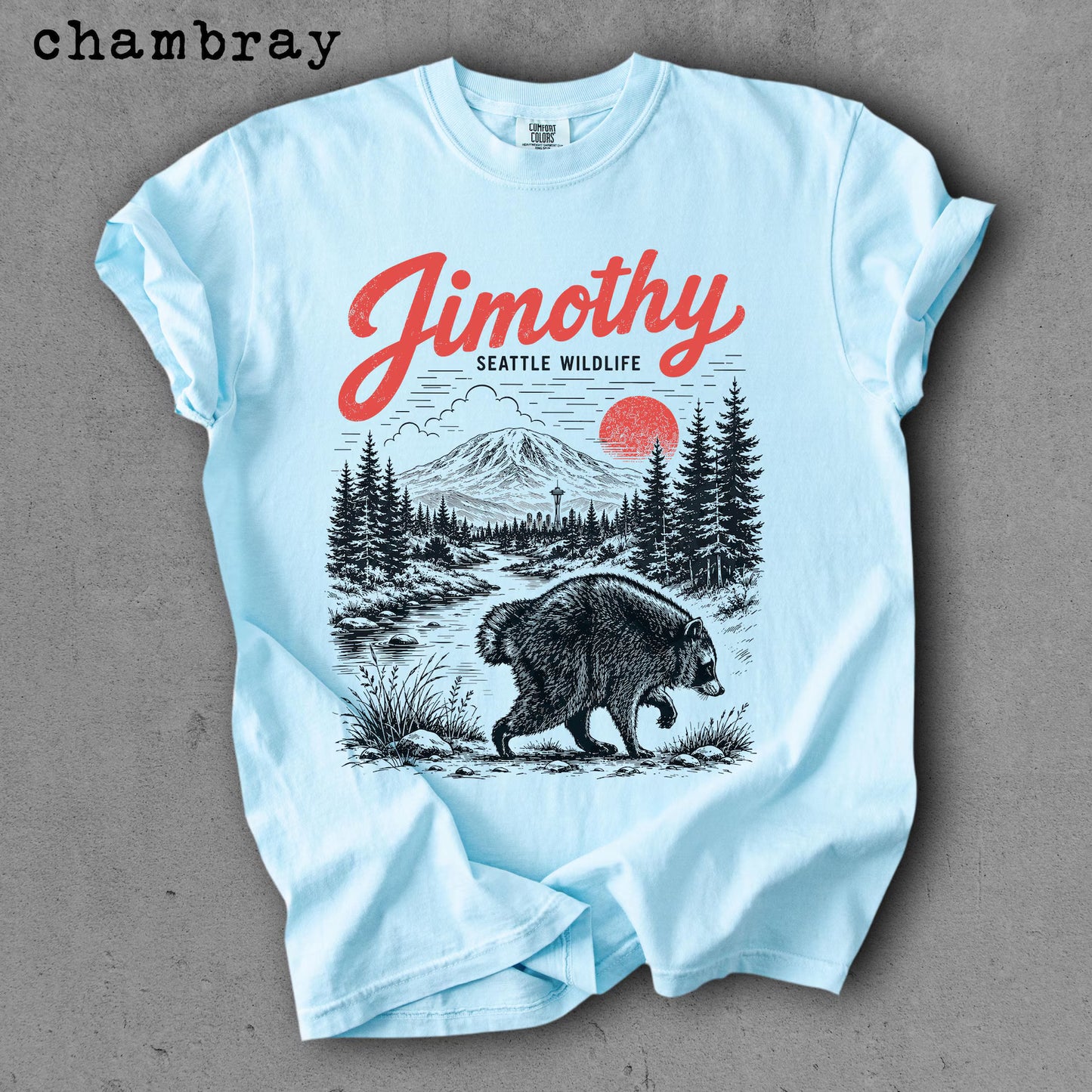 Jimothy Raccoon Shirt – Viral Seattle Raccoon Vintage Graphic Tee