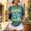 Iced Coffee & Sunshine Shirt – Retro Summer Coffee Graphic Tee