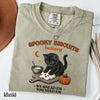 Spooky Biscuits Black Cat Shirt – Vintage Halloween Baking Graphic Tee
